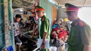 Phát hiện hơn 40 đối tượng dương tính với ma tuý trong công trường xây dựng