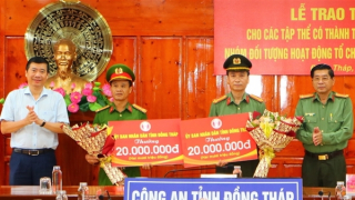 Đồng Tháp khen thưởng các tập thể triệt phá đường dây đánh bạc trên 300 tỷ đồng