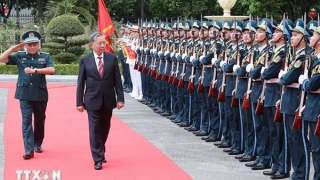 Chủ tịch nước thăm và làm việc tại Quân chủng Phòng không-Không quân