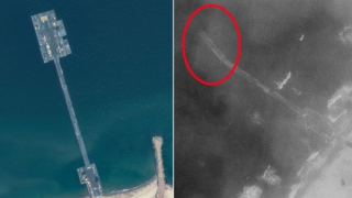 Cầu tàu cứu trợ Gaza của Mỹ vừa lắp xong đã hỏng