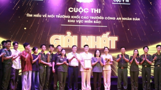 Các trường CAND khu vực phía Bắc thi “Tìm hiểu về môi trường”