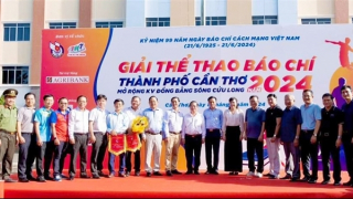 Agribank đồng hành cùng Giải thể thao báo chí TP Cần Thơ mở rộng ĐBSCL năm 2024