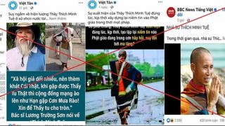 Cảnh giác với các luận điệu xuyên tạc sau khi ông Thích Minh Tuệ dừng đi bộ khất thực