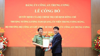 Bộ Chính trị chỉ định Bộ trưởng Lương Tam Quang giữ chức Bí thư Đảng uỷ Công an Trung ương