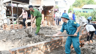 Công an Trà Vinh nỗ lực thực hiện Đề án xây 1.300 căn nhà tặng người nghèo