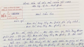 Người dân viết thư cảm ơn CBCS phá nhanh vụ trộm