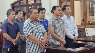 Nhận hối lộ 80 triệu đồng, 12 bị cáo trong vụ án tại Trung tâm đăng kiểm bị phạt tù