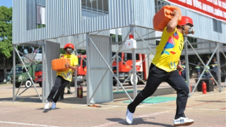 Sôi nổi Hội thi của Tổ liên gia phòng cháy, chữa cháy khu vực IV