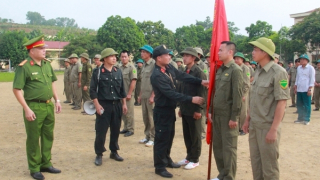 Sẵn sàng cho Lễ ra mắt lực lượng tham gia bảo vệ ANTT ở cơ sở tại Bắc Kạn