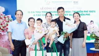 Nhiều cặp vợ chồng mang gen bệnh hiếm được hỗ trợ sinh con khỏe mạnh