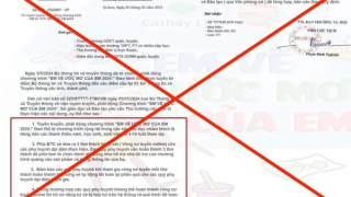 Cảnh báo mạo danh Hội bảo vệ quyền trẻ em TP Hồ Chí Minh