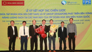 Tập đoàn Hoa Sen và Sp Group hợp tác phát triển bền vững năng lượng sạch
