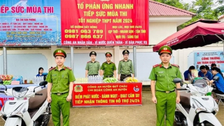 Công an các đơn vị, đia phương triển khai nhiều hoạt động “tiếp sức mùa thi”
