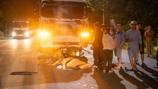 Xe tải vượt lấn làn tông mô tô khiến một người tử vong