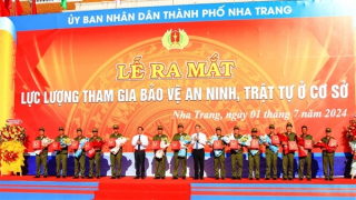 Khánh Hoà ra mắt lực lượng tham gia bảo vệ ANTT ở cơ sở