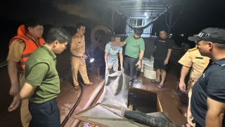 Bắt tàu vận chuyển 45.000 lít dầu FO không rõ nguồn gốc ở vùng biển Hải Phòng