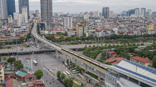 Rào chắn gầm cầu vượt Nguyễn Chí Thanh để thi công metro Nhổn - ga Hà Nội