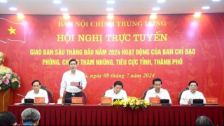 6 tháng đầu năm, các địa phương khởi tố mới 444 vụ án, 1.242 bị can về tội tham nhũng
