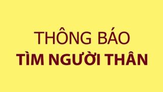 Thông báo tìm người thân