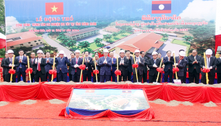 Động thổ công trình Trung tâm cai nghiện ma túy tại Lào do Việt Nam giúp xây dựng