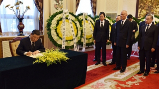 Tổng Bí thư, Chủ tịch nước Tập Cận Bình viếng Tổng Bí thư Nguyễn Phú Trọng