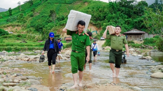 Tuổi trẻ Công an Quảng Nam “Hành quân xanh” về vùng cao Nam Trà My