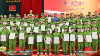 Bản lĩnh, tự tin và trưởng thành hơn qua chương trình “Học làm chiến sĩ Công an”