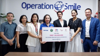 Number One và Mega Market đóng góp vào quỹ phẫu thuật nụ cười vì tương lai trẻ em Việt Nam