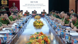 Triển khai phương án đảm bảo an ninh, trật tự Lễ Quốc tang Tổng Bí thư Nguyễn Phú Trọng