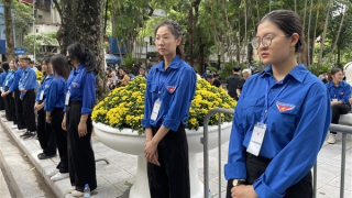 Tuổi trẻ Thủ đô tình nguyện phục vụ Quốc tang Tổng Bí thư Nguyễn Phú Trọng