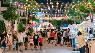 Không gian trải nghiệm phố đi bộ và chợ đêm TNR Stars Diễn Châu