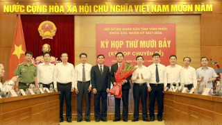 Ông Trần Duy Đông được bầu giữ chức Chủ tịch UBND tỉnh Vĩnh Phúc nhiệm kỳ 2021-2026