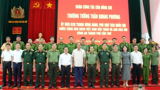 Đoàn công tác Ủy ban Quốc phòng và An ninh của Quốc hội làm việc với Công an TP Cần Thơ