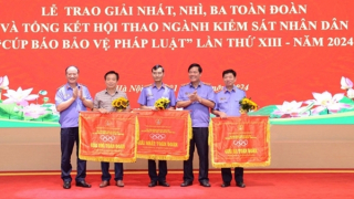 Tổ chức thành công Hội thao ngành Kiểm sát nhân dân “Cúp Báo Bảo vệ pháp luật” lần thứ XIII - 2024