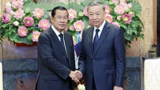 Thư của Chủ tịch Đảng Nhân dân Campuchia chúc mừng Tổng Bí thư, Chủ tịch nước Tô Lâm