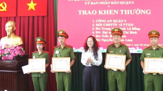 Khen thưởng 6 tập thể, cá nhân bắt băng nhóm dàn cảnh trộm ở các sự kiện