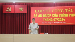 Gấp rút hoàn thành những nhiệm vụ của Đề án 06 trong 6 tháng cuối năm