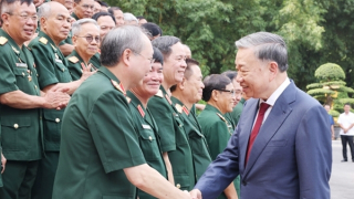 Tổng Bí thư, Chủ tịch nước Tô Lâm gặp mặt đoàn cựu chiến binh Sư đoàn 308