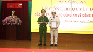 Đại tá Trần Văn Phúc giữ chức vụ Giám đốc Công an tỉnh Quảng Ninh