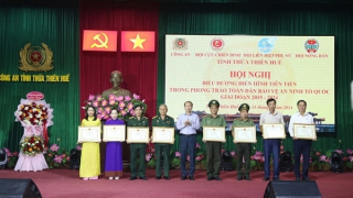 Người dân Thừa Thiên Huế cung cấp hơn 7.000 nguồn tin có giá trị cho Công an