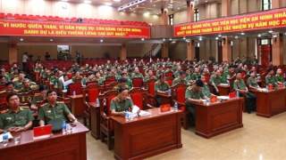 Nâng cao chất lượng, hiệu quả công tác điều lệnh, quân sự, võ thuật trong CAND