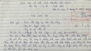 Người dân gửi thư cảm ơn Công an huyện Krông Nô khám phá nhanh vụ cướp tài sản trong đêm