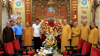 Bộ Công an chúc mừng Giáo hội Phật giáo Việt Nam nhân mùa Vu Lan