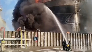 Kho dầu Nga bốc cháy sau đòn tập kích bằng UAV của Ukraine