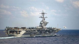 Tàu sân bay Mỹ mang tiêm kích F-35 áp sát Trung Đông