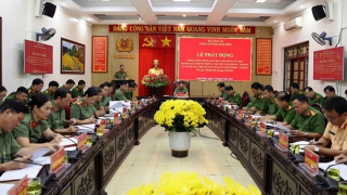 Công an các địa phương phát động phong trào thi đua đặc biệt