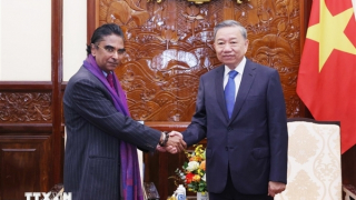 Tổng Bí thư, Chủ tịch nước Tô Lâm tiếp Đại sứ Sri Lanka đến chào từ biệt