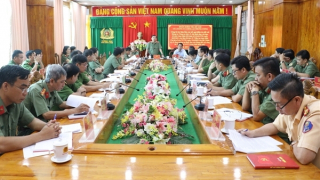 Công bố dự thảo Báo cáo kết quả kiểm tra Đảng ủy Công an tỉnh Vĩnh Long