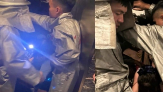 Cảnh sát giải cứu 9 người mắc kẹt trong thang máy