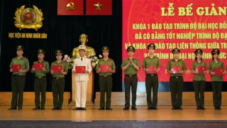Học viện ANND trao bằng tốt nghiệp cho 156 học viên